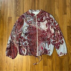 Chicos Paisley Print Women's Jacket